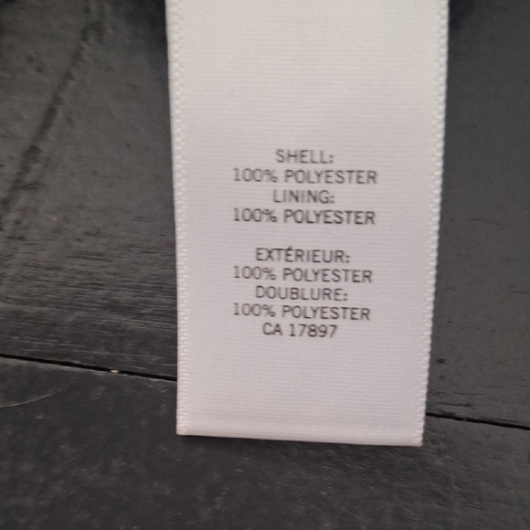 Banana Republic Black and Mauve Patterned Ruffle Dress - Picture 9 of 10